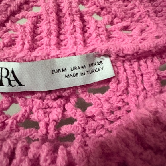 Zara Pink Knit Sweater - Picture 3 of 5